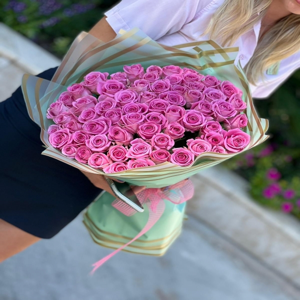  Antalya Çiçekçiler - 101 Adet Pembe Gül