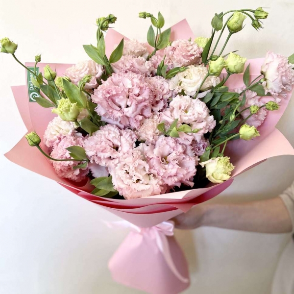  Antalya Çiçek - Pembe Lisyantus Buketi