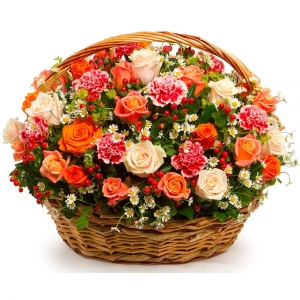 Antalya Çiçekçiler - Sepette Güller ŞIk Aranjman