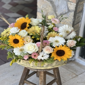 Antalya Çiçekçi - Benim Ayçiçeği Sepetim